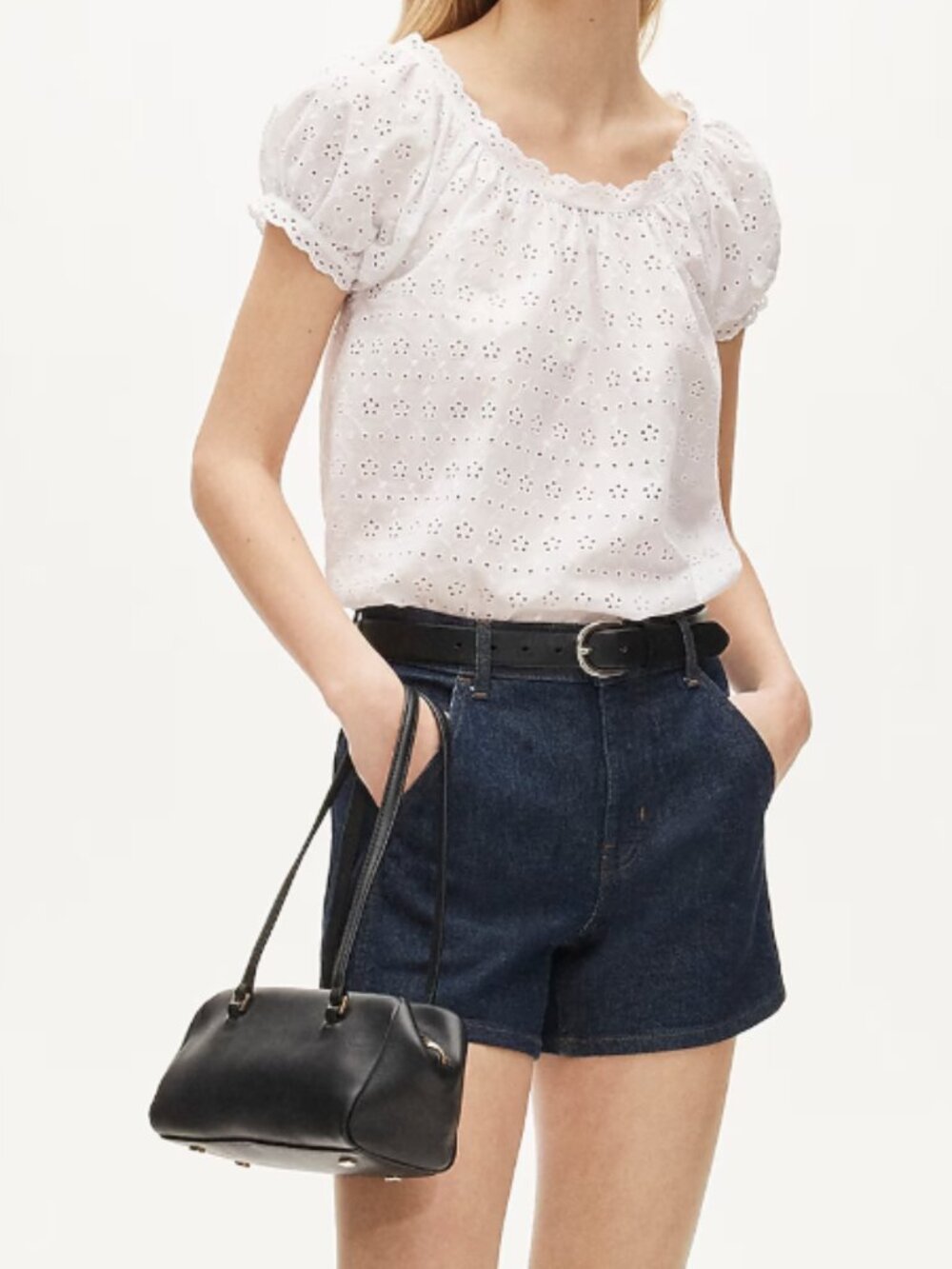 J Crew Utility Denim Shorts, Size 34, Rinse wash, NwT